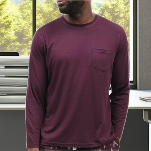 Camiseta Personalizada para Hombre, 100% Algodón, Cuello Redondo, de Alta Calidad, Estilo Urbano, Corte Regular, Manga Larga, Antiarrugas, Transpirable - Product Image 3