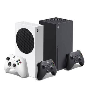 Console Xbox Series X 1TB Nera <span class=keywords><strong>in</strong></span> Offerta, con 2 Controller, 10 Giochi e Cuffie, Spina EU - Product Image 1