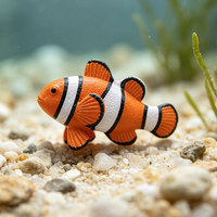 Offre Spéciale : Figurines d'animaux marins en PVC à assembler – Jouets décoratifs pour la maternité (Saumon, Thon, Poisson-sabre, Poisson-papillon, Poisson-bouffant)