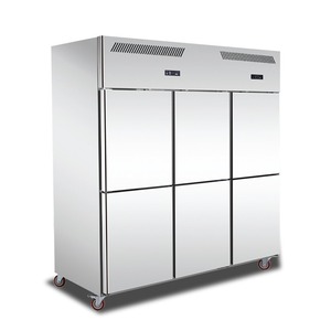 Commerciale 2 grandi porte in acciaio inox Freezer verticale frigorifero profondo per Home Restaurant e cucina per alberghi e <span class=keywords><strong>ristoranti</strong></span> - Product Image 2