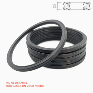 Longcheng Custom Low Friction Coefficient Rubber X-Ring Rubber Quad Rings X Ring na aplicação de vedação dinâmica - Product Image 5