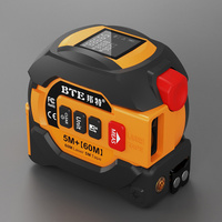 Nouveau Mètre Laser BTE C15 Personnalisé 3-en-1 avec Ruban de Mesure 5m et Télémètre Laser 60m