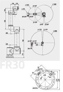 Robot Colaborativo de 6 Ejes FR30 con Certificación CE, Brazo Robótico Fácil de Usar - Product Image 1