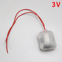 Moteur vibrant puissant 260 avec boîtier, 3V 5V 12V, pour masseur vibrant, alimentation grenouille, 58x45x30mm (1 pièce)