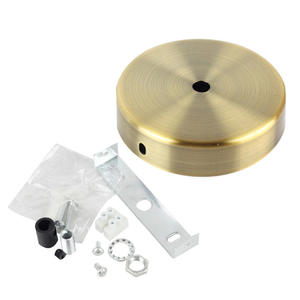 <span class=keywords><strong>Kit</strong></span> d'auvent <span class=keywords><strong>de</strong></span> lustre moderne en acier perle noire 100mm 120mm rosace <span class=keywords><strong>de</strong></span> plafond E27 plaque <span class=keywords><strong>de</strong></span> couverture <span class=keywords><strong>de</strong></span> luminaire pour suspension métal - Product Image 1