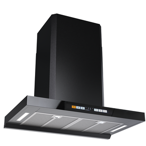 טווח פלדה שחור עכשווי מכסה המנוע עם תצוגה דיגיטלית להסרת fume בישול יעיל - Product Image 5