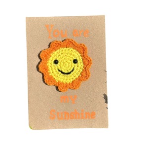 Tarjetas de Felicitación de Crochet y Kits de Materiales para Manualidades - Manualidades para Bodas, Cumpleaños y Festividades con Diseño de Pequeño Sol Amarillo - Product Image 5