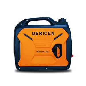 Dericen benzinli jeneratör 1.6kw 2.0kw süper sessiz invertör DC benzinli jeneratör