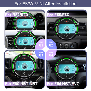 Lecteur multimédia automobile <span class=keywords><strong>Carplay</strong></span> 9 pouces Android 15 pour BMW Mini Cooper R56 R57 R58 R60 F54 F56 F60 Androidauto GPS Navi 4G - Product Image 2