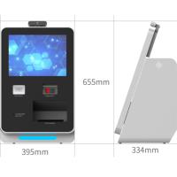 Selbstbedienungs-Hotel-Check-in-Kiosk mit Pass-Scanner, RFID-Kartenspender & ID-Identifikation