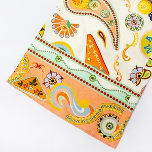 <span class=keywords><strong>Pantaloni</strong></span> a vita alta con motivo floreale su misura a forma di Paisley <span class=keywords><strong>pantaloni</strong></span> da <span class=keywords><strong>donna</strong></span> a gamba larga stampati - Product Image 5