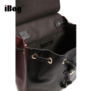 Drawstring Closure Adjustable Shoulder Straps Women Girls Mini Faux <strong>Leather</strong> Backpack <strong>Rucksack</strong> School Bag Travel <strong>Handbag</strong> - Product Image 5