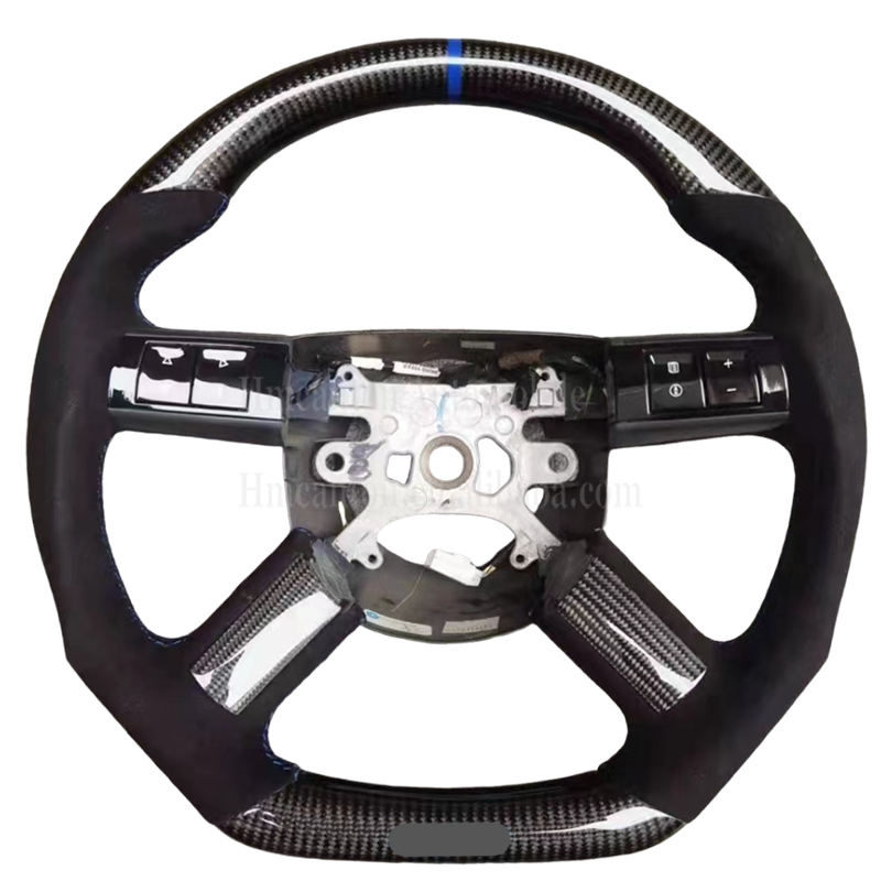 Alcantara+fibra de carbono+rayas azules+costuras azules