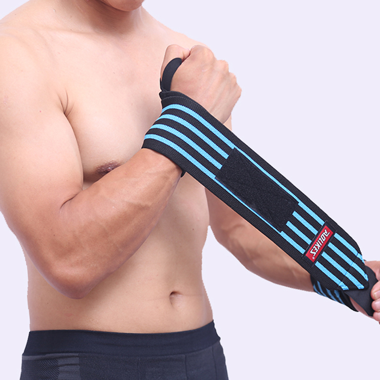 Мануфактура черный и красный фитнес эспандер запястья обертывания