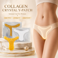 Masque Vaginal en Collagène Blanc Or, Masque Yoni, Masque de Soin Intime, Masque en Hydrogel Doux pour la Vulve