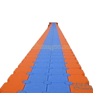 Pontone in plastica ponte pontile galleggiante modulare HDPE cubo pontile passerella molo