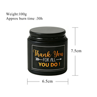 Frasco de vidrio negro mate para velas, con tapa metálica de rosca, varios tamaños, logotipo personalizado, recipiente vacío para hacer fragancias caseras, embalaje DIY
