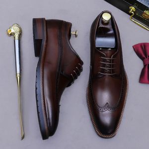 รองเท้าหนังผู้ชายแบบอ็อกซ์ฟอร์ด ดีไซน์หรูหราทันสมัย หนังวัวแท้ชั้นแรก - Product Image 6