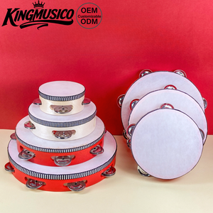 <span class=keywords><strong>Tamburo</strong></span> Orff da 4/6/7/8/10 Pollici con Sonagli <span class=keywords><strong>per</strong></span> <span class=keywords><strong>Bambini</strong></span>, Strumento Musicale a Percussione <span class=keywords><strong>per</strong></span> Danza e Asilo, Tamburello <span class=keywords><strong>per</strong></span> <span class=keywords><strong>Bambini</strong></span> - Product Image 4