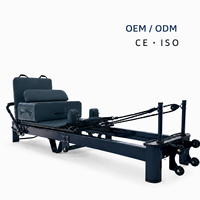 Reformer Pilates Pliable En Aluminium Haut De Gamme Portable Réglable Gain De Place Pour Maison Salle De Sport Et Studio