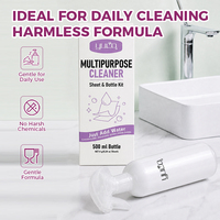 Kit de nettoyant multi-usages de haute qualité à dissolution rapide avec feuilles, élimine les taches et le calcaire, formule concentrée, nettoyant multi-usages