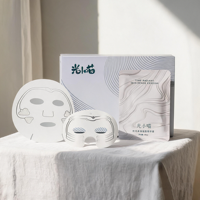 Masque facial en silicone Lumikitten pour le visage et les yeux, pack de recharge pour le maquillage - Formule hydratante, imperméable, fini mat, 6+6 ensembles