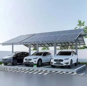 ที่ยึดหลังคารถพลังงานแสงอาทิตย์แบบติดตั้งกลางแจ้งกันน้ำได้ที่จอดรถ<span class=keywords><strong>2</strong></span>คันโครงสร้างรถยนต์ - Product Image 4