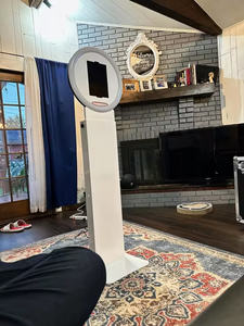 Лидер продаж, портативная фотобудка для селфи, круглая сальса, фотобудка 10,9/13 дюймов для <span class=keywords><strong>iPad</strong></span>, киоск для аренды мероприятий - Product Image 4