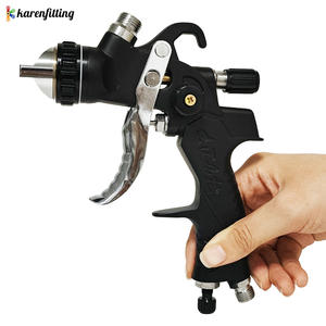 Pistolet de pulvérisation HVLP avec buse de 1,4 mm, alimentation par gravité, pour la réparation automobile et la peinture automobile - Modèle 2008, trois pièces - Product Image 6