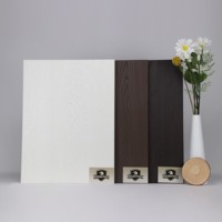 Personnalisation flexible, panneau MDF mélaminé à texture 3D avec des caractéristiques ignifuges et résistantes à l'humidité pour la décoration de la cuisine et de la salle de bain
