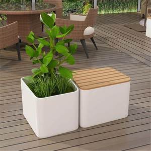 Fioriera Mobile <span class=keywords><strong>per</strong></span> Arredo Urbano da Esterno, che si Adatta e si Integra, con Panchina Integrata - Product Image 2