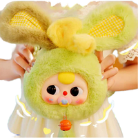 Sac à fermeture éclair en peluche Lapin Porte-Bonheur Triple Officiel pour Bébé, Boîte Mystère, Jouet de Collection Tendance Adorable, Pendentif Mignon 1/6 - Vente Flash