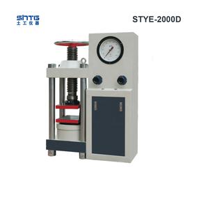 Yapı malzemeleri testi için kullanılan STYE-2000D analog ekran hidrolik sıkıştırma test makinesi - Product Image 2