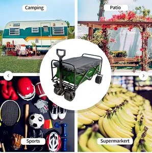 Reliable Quality camping utility <b>kids</b> wagon portable trolley bicycle beach trolley cart for travel - Product Image 3