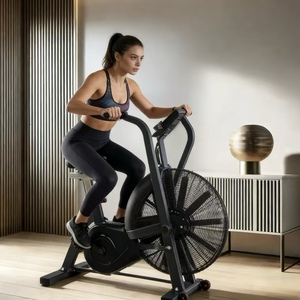 Vélo d'entraînement professionnel Echo Air Bike de style <span class=keywords><strong>Rogue</strong></span> pour l'entraînement HYROX, vélo à courroie avec moniteur Bluetooth, machine de gym commerciale - Product Image 1