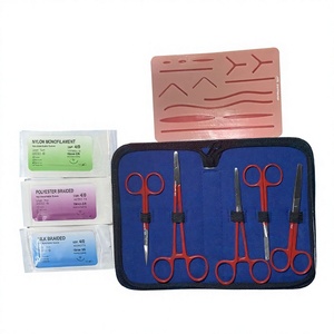 Kit de Sutura de Entrenamiento de Acero Inoxidable, Herramientas Quirúrgicas para Piel, Kit de Sutura Manual, Fuente de Alimentación, Venta Caliente para Estudiantes de Medicina - Product Image 1