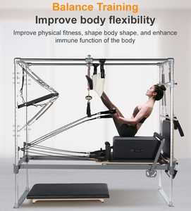 Réformateur de Pilates en aluminium 3 en 1 Cadillac Bed Three in One Pilates Reformer Machine Cadillac 3in1 Reformer Pilates Machine - Product Image 2