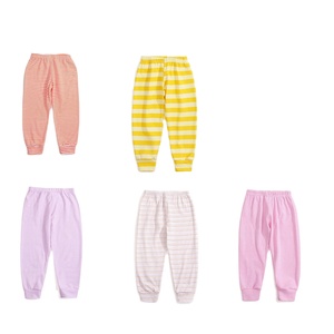 Pantalones casuales de algodón con estampado de dibujos animados originales directos de fábrica, Calzoncillos largos rectos, mallas cálidas para niños y niñas, Exportación al por mayor - Product Image 6