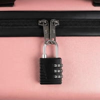 Cadenas à combinaison miniature durable SKG-523 en alliage de zinc, serrure de sécurité à 3 chiffres pour bagages, valises et casiers de sport
