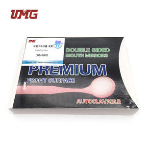 10 pz/scatola dentale <span class=keywords><strong>Double</strong></span> <span class=keywords><strong>Sided</strong></span> bocca specchio superficie bocca esame riflettore specchio orale - Product Image 4