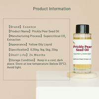 Huile de graines de figue de Barbarie extraite au CO2 supercritique - Qualité cosmétique naturelle 1 kg en bouteille pour formules de soins personnels