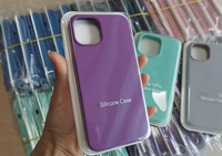 Étui de protection en silicone liquide antichoc pour iPhone Xr Xs 11 12 13 14 15 16 Pro Max Fundas Para Celular avec emballage