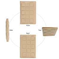 Porte-passeport en cuir véritable avec logo personnalisé, blocage RFID, portefeuille de voyage avec emplacements pour cartes et poche pour carte d'embarquement