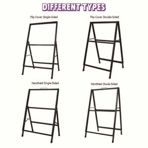 Budget Friendly Bulk Pack Freestanding Cheap Poster Frames for Catering Business Outdoor Multi-Purpose Sign Display - Product Image 2