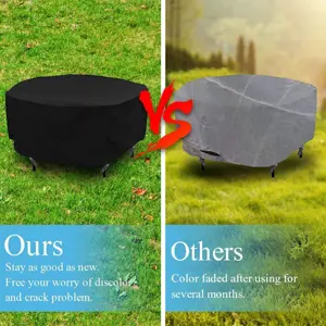 High Class Real Factory Outdoor Furniture Cover Table Cover Dust-proof Waterproof Cylindrical Table Cover