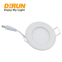Edge Lit LED Plafonniers Encastrés Mince Rond Encastré LED Panneau Lumineux Canless Wafer Downlight , LPL-RECESSED