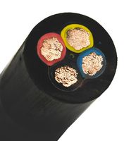 Câble flexible professionnel robuste à 3/4/5/6/7/8 conducteurs H05RN-F/H07RN-F avec gaine en caoutchouc, enroulé sur bobine, indice de protection IP67, pour usage en construction