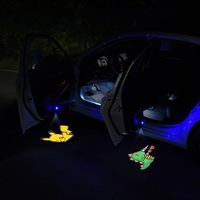 Projecteur laser de bienvenue pour portière de voiture avec logo personnalisé, lumière fantôme nocturne, kits d'accessoires de voiture sans aimant