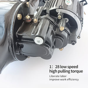 Essieu arrière électrique de 70 cm 800 W avec moteur différentiel 1:28 et frein pour conversion de chariot de plate-forme de tricycle électrique - Product Image 4