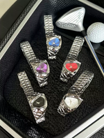 Montre de Luxe pour Femme avec Logo Personnalisé, Cadran Étoilé et Bracelet en Treillis de Diamants, Montre à Quartz Tendance pour Dames, Idée Cadeau